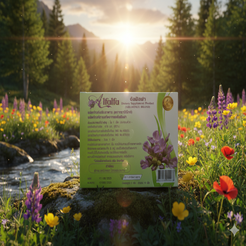 อัลฟัลฟ่ากล่องเล็ก 150 บาท [10เม็ด]