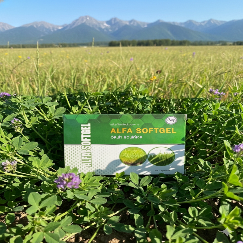 อัลฟาซอฟท์เจล alfa soft gel  ขนาด10แคปซูล