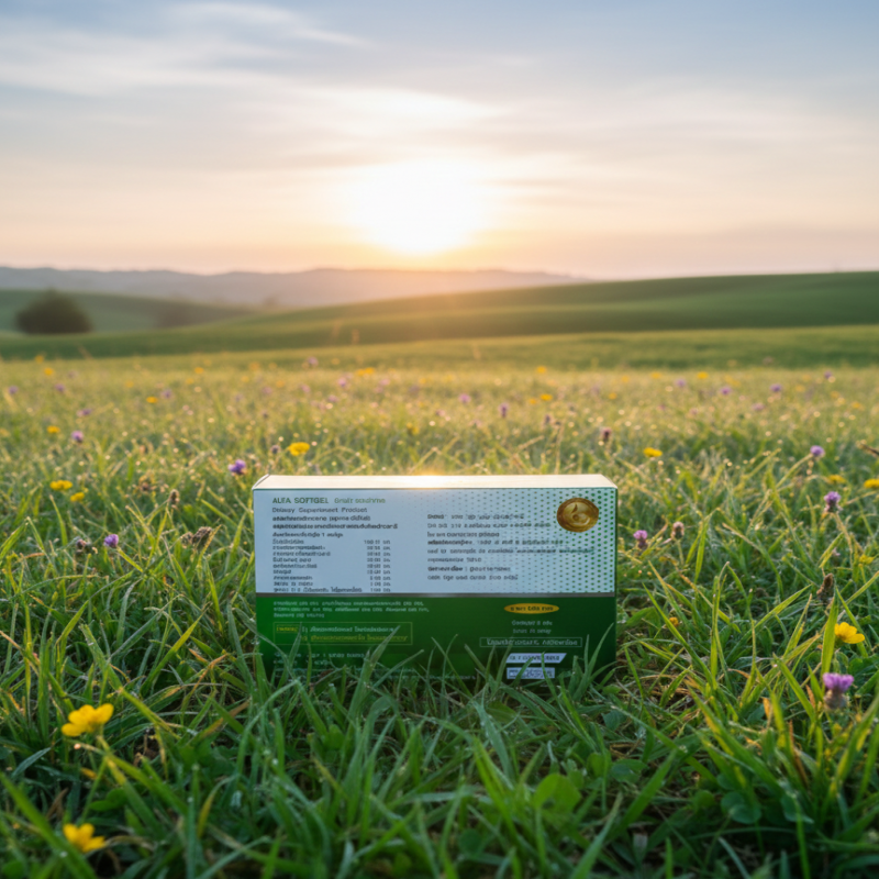 อัลฟาซอฟท์เจล alfa soft gel  ขนาด10แคปซูล